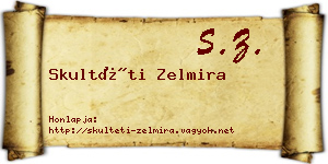 Skultéti Zelmira névjegykártya